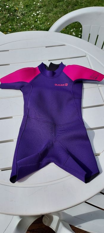 Combinaison neoprene short pour fille