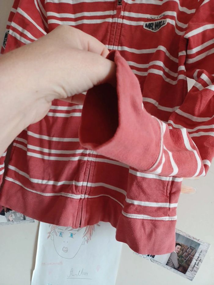 Veste zippée à capuche okaïdi 14 ans - photo numéro 5