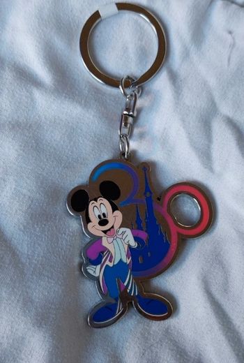 Porte-clés mickey 30 ans anniversaire disneyland Paris