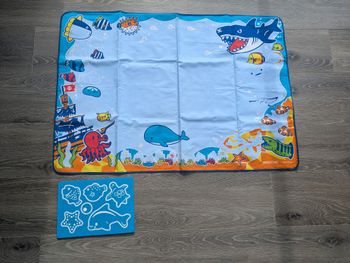 Tapis dessin eau  aquadoodle +puzzle mousse
