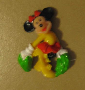 mi,nnie de disney figurine 3 cm