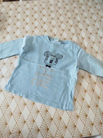 Tee shirt manche longue Disney mickey