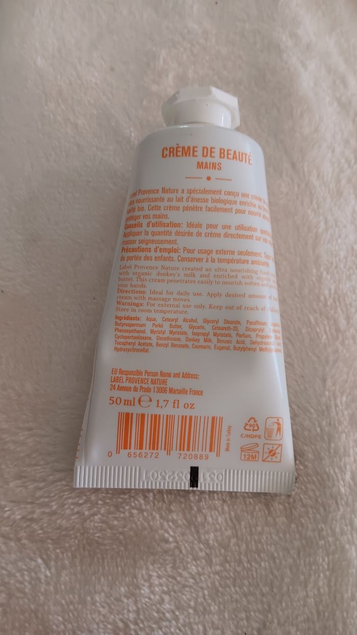 Crème mains bio lait d'ânesse - photo numéro 4