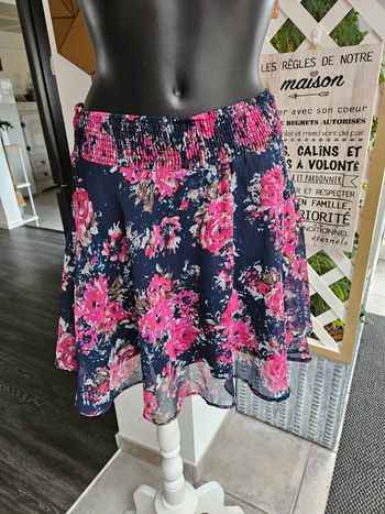 Vila jupe évasée fleurie taille S