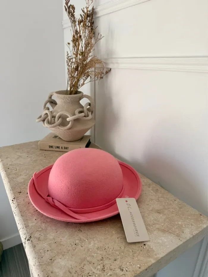 Chapeau fille rose hut hat Sombrero Cappello hoed Chapéu Disguise Disfraz Travestimento - photo numéro 2