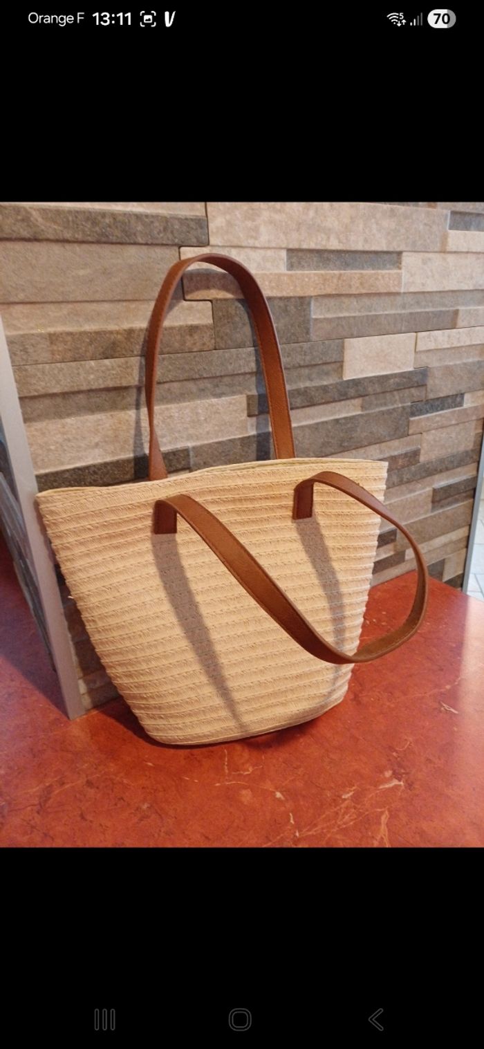 Sac en paille fille - photo numéro 4