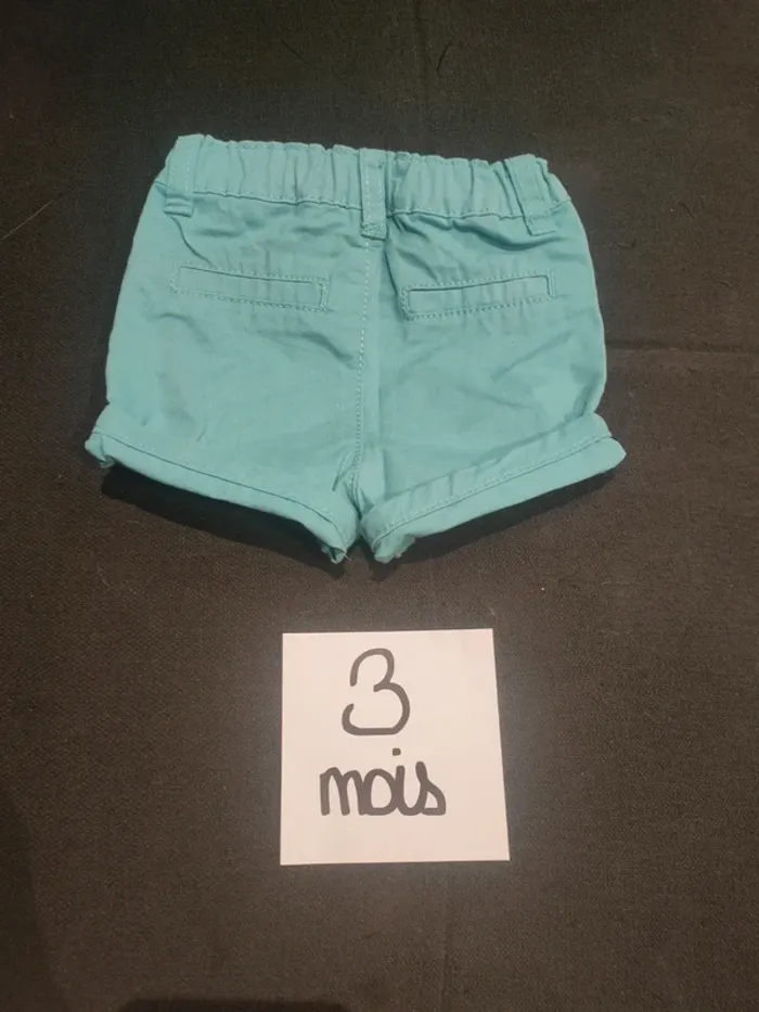 Short bébé garçon 3 mois - photo numéro 3