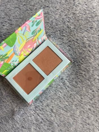 Palette duo blush et bronze floral bys