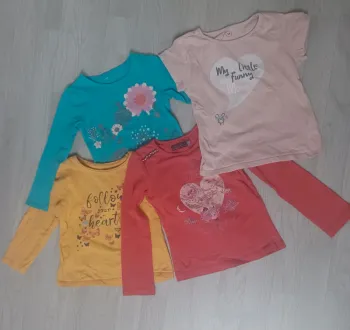 Lot pull et t-shirt enfant orchestra,primark,catimini