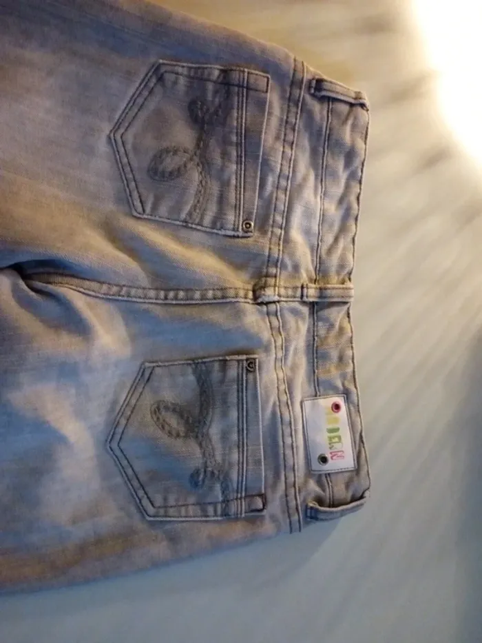 Jean sismix taille 32 gris clair - photo numéro 11