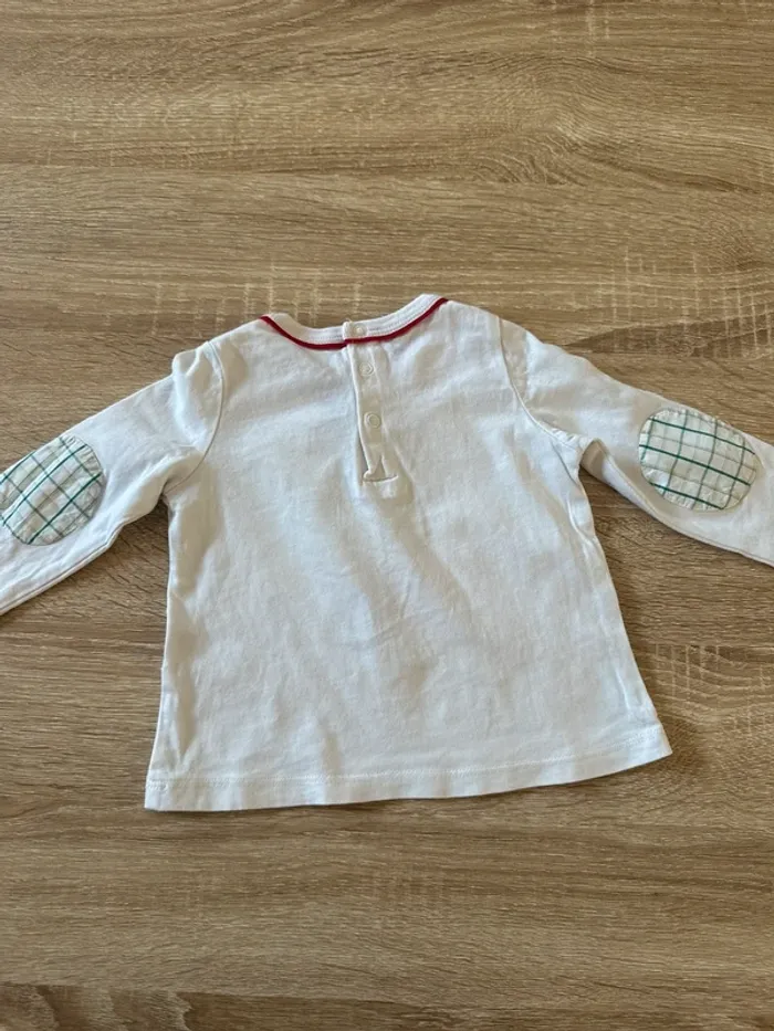 T-shirt manches longues blanc - photo numéro 4