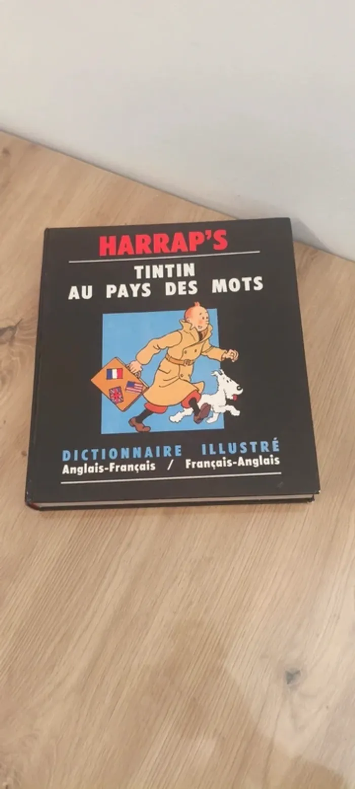 Livre tintin au pays des mots