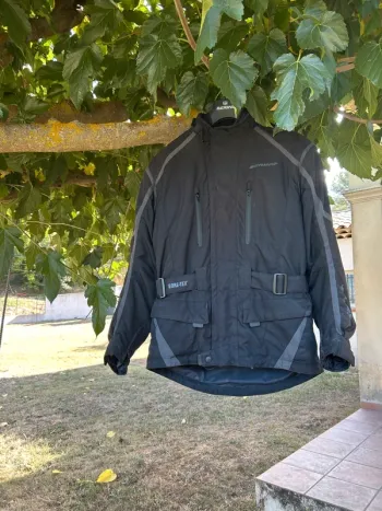 Manteau moto avec doublure