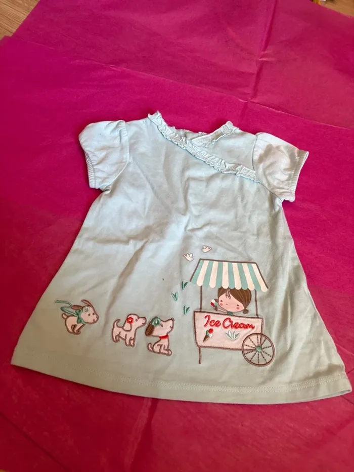 Blouse bleue