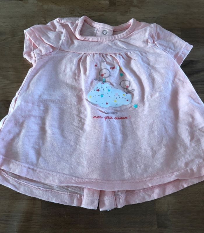 Tunique manches courtes fille 3 mois orchestra