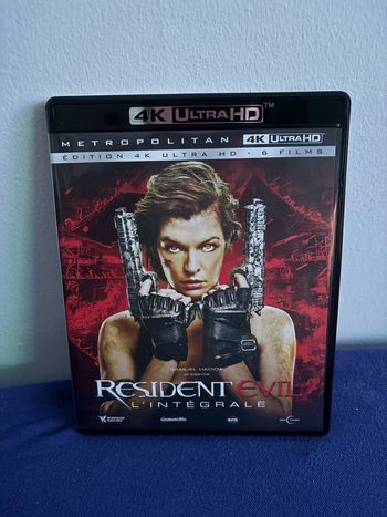 Résident evil L’intégrale blu-ray 4k 