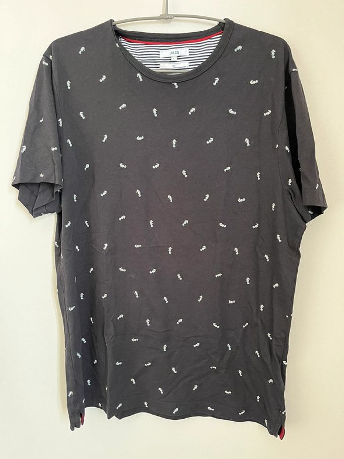 T-shirt slim à motifs Kiabi