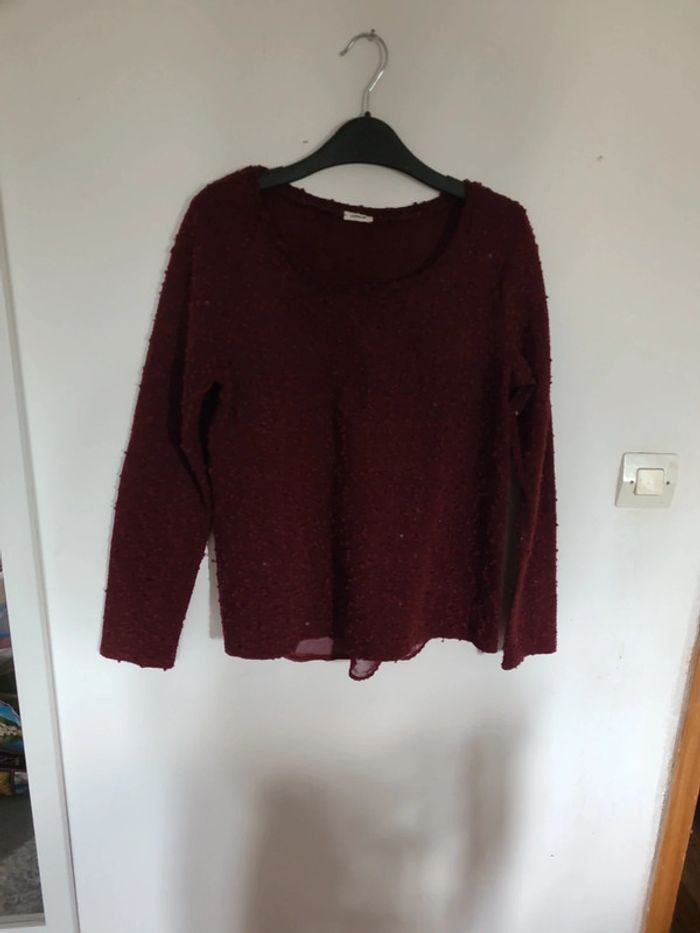 Pull bordeaux