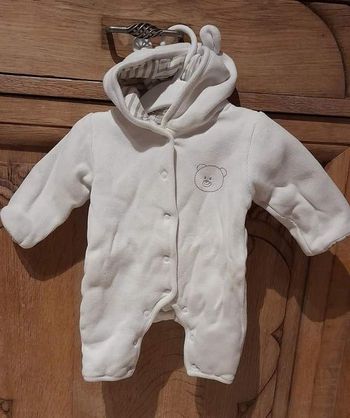 Combinaison mixte baby club 1 mois