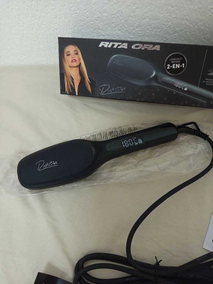 Brosse lissante 2 en 1 lisseur & brosse neuve - photo numéro 2