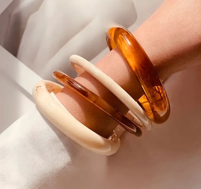 Magnifique lot de 4 bracelets bohème vintage
