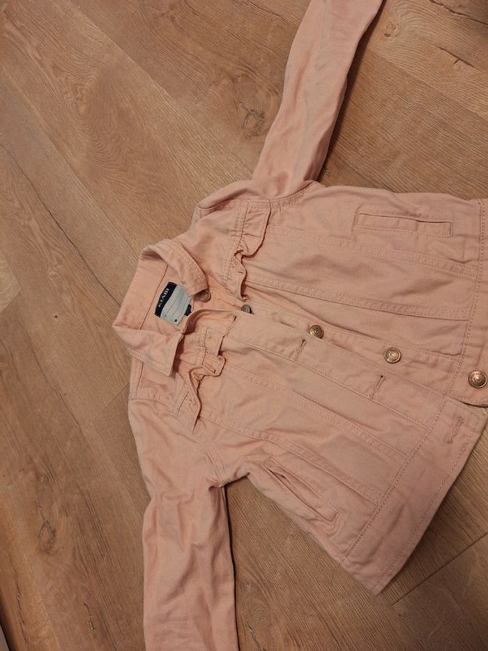 Veste style jean rose fille kiabi