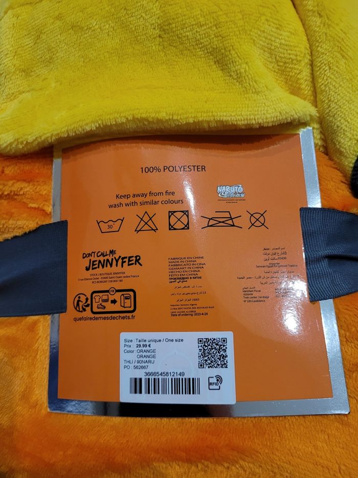 Plaid 120×150cm Naruto neuf - photo numéro 2