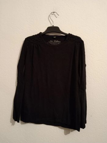 tee shirt uni noir new collection fille 10 ans