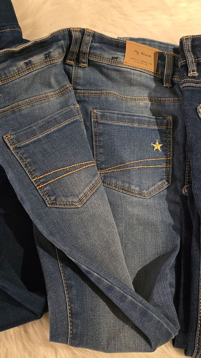 (Neufs non portés)🏷🏷🏷🥰⚘️ lot jeans skinny et tregging 8ans fille 🥰⚘️ - photo numéro 9