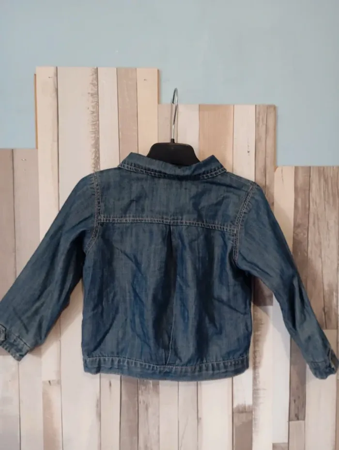 Veste en jean taille 18mois - photo numéro 2