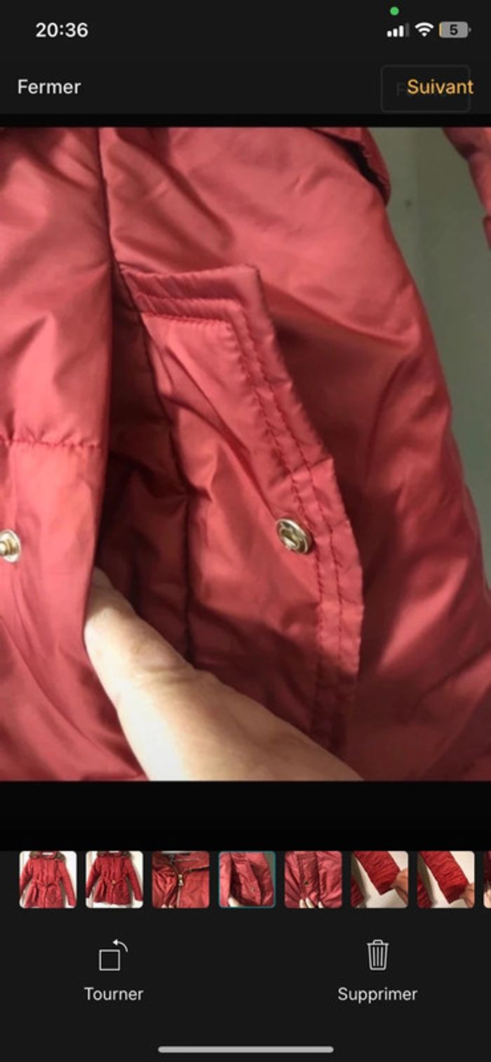 Manteau doudoune /parka . Taille 40 - photo numéro 4