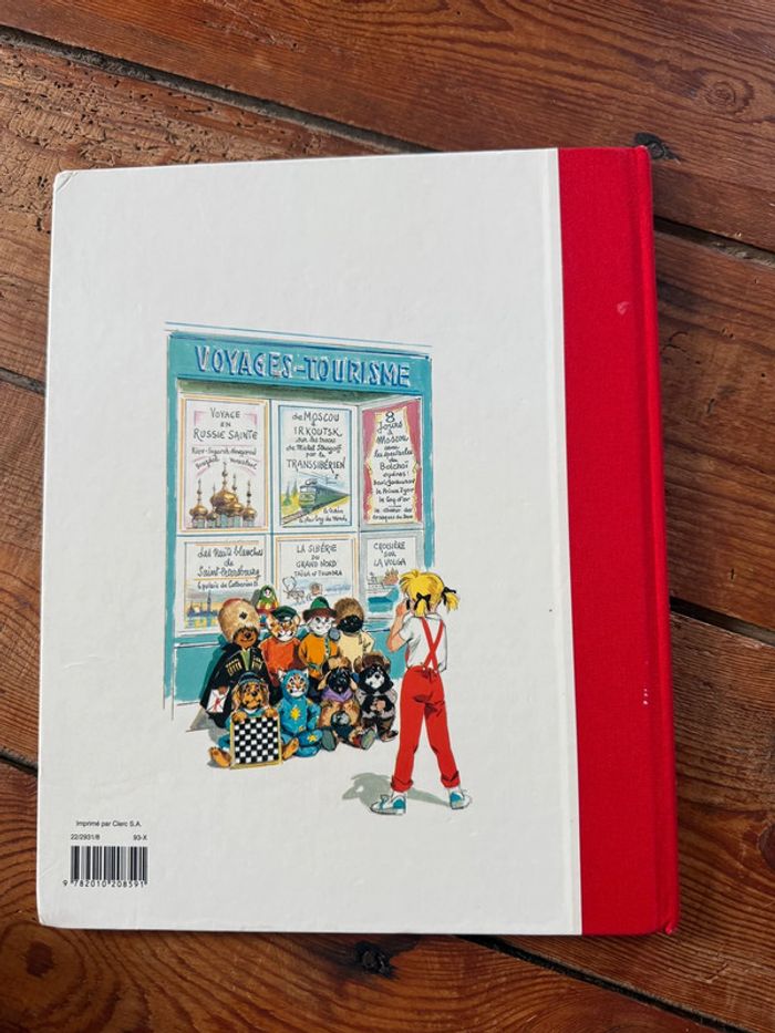 Moyen 1 - Livre édition limitée reliure rouge Caroline en Russie Pierre Probst bd - photo numéro 5