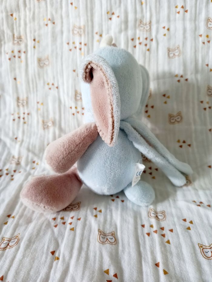 Peluche éléphant Nattou - photo numéro 2