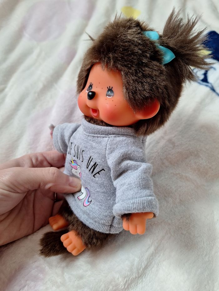 Peluche Licorne Monchhichi - photo numéro 5