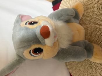 Peluche range pyjama lapin Pan Pan DISNEY JEMINI gris beige 