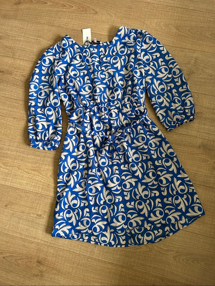 Robe bleue et blanche neuve Morgan taille 42 (valeur 80€) - photo numéro 7