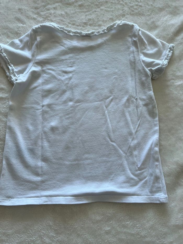 T-shirt blanc H&M taille 92cm - photo numéro 3