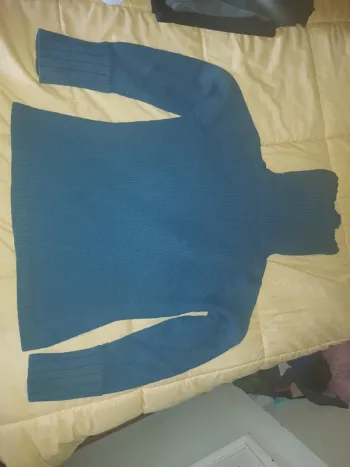 Pull col roulé