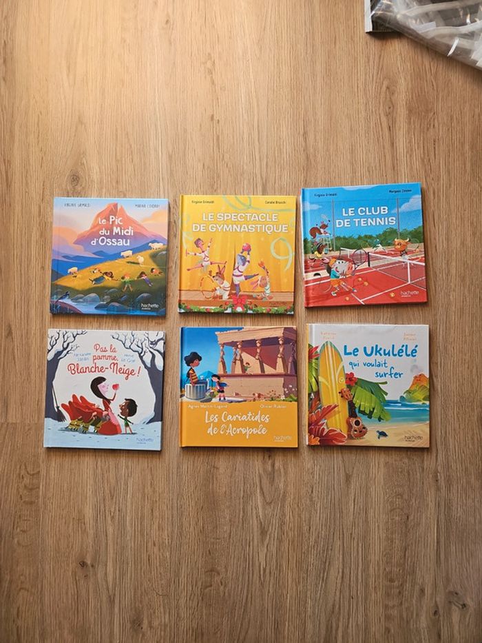 Lot de 6 livres de lecture du soir collection Hachette jeunesse