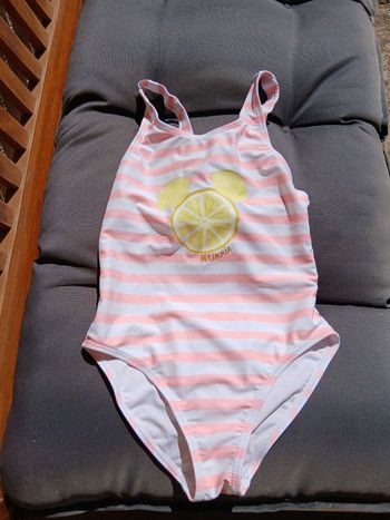 maillot de bains filles minnie taille 6/7 ans