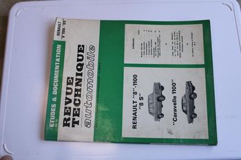 Revue technique Renault 8, 1100, 8S et caravelle