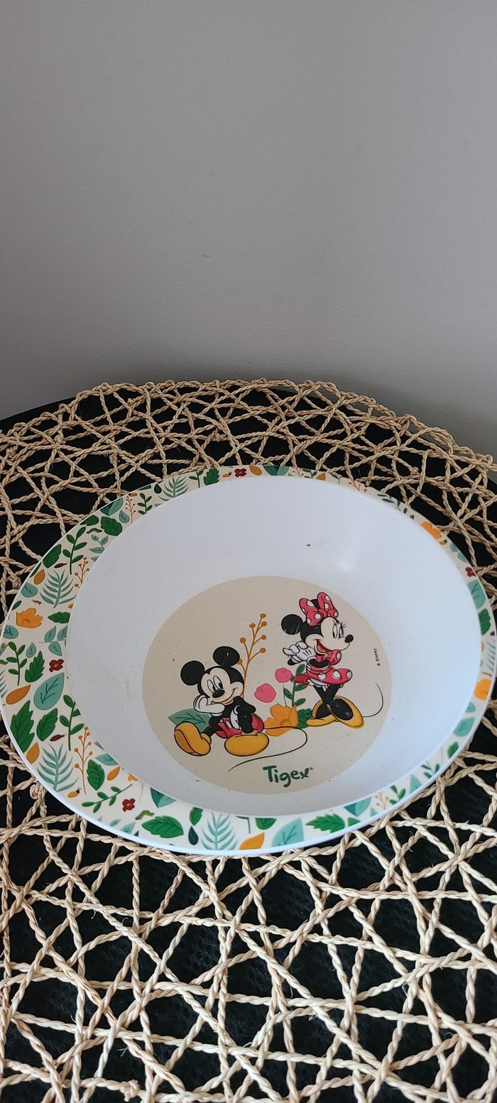 Tigex  Assiette creuse Mickey et Minnie