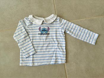 Haut manches longues à col Stitch 18M 84-89 cm