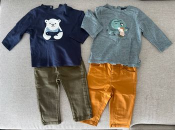 Lot vêtements bébé garçon 6 mois