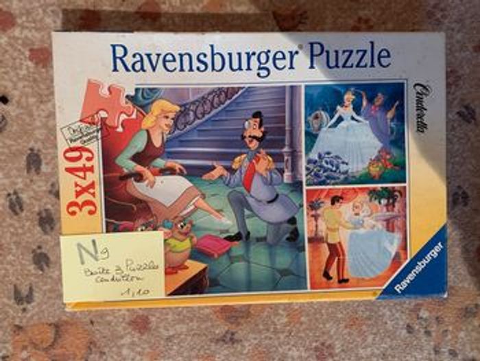 puzzle ravensburger  3 * 49 pièces