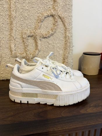 ✨ puma mayze blanche et beige
