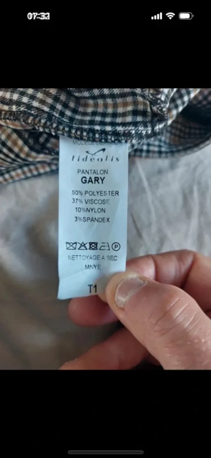 Pantalon Ema Blue's modèle Gary taille 1 - photo numéro 4