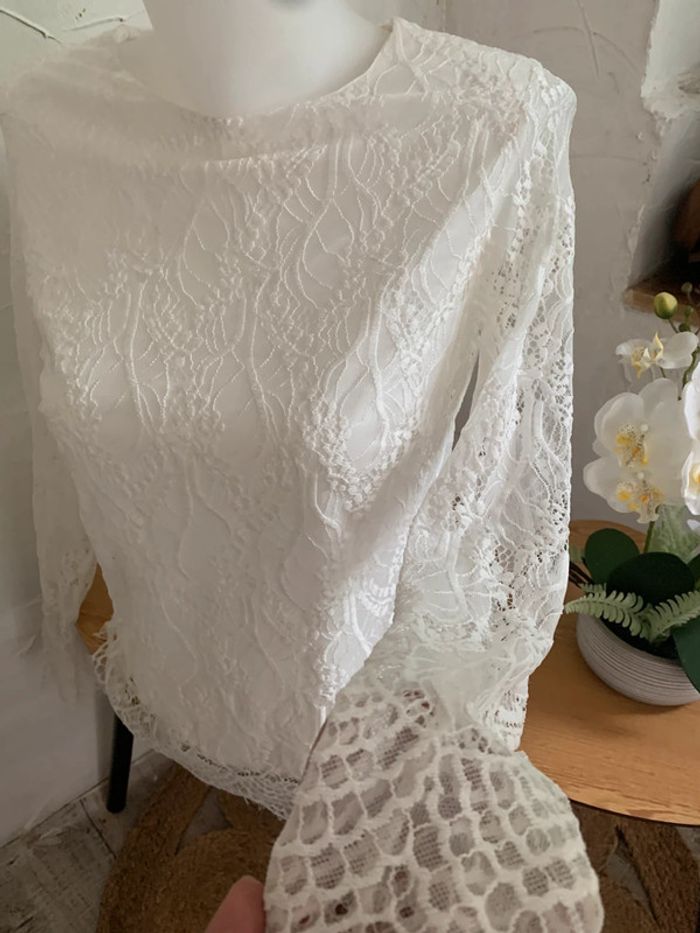 Blouse dentelle taille S Mohito - photo numéro 3