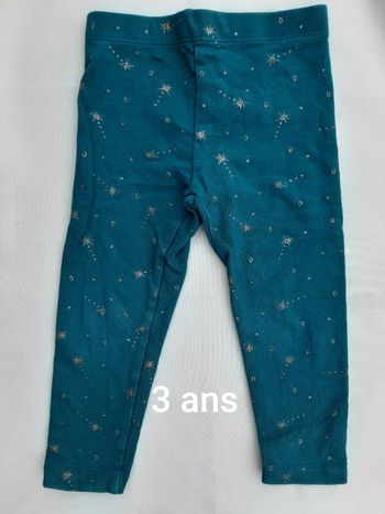 legging chaud doublé hiver fille - étoiles - Kiabi - 3 ans