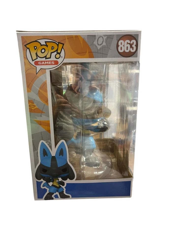 Figurine Funko Pop Pokémon Jumbo Lucario 863 neuf - photo numéro 3